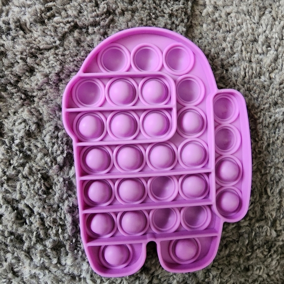 Pop it fidgets Purple Among Us and Blue square Set of 2 - Picture 5 of 10